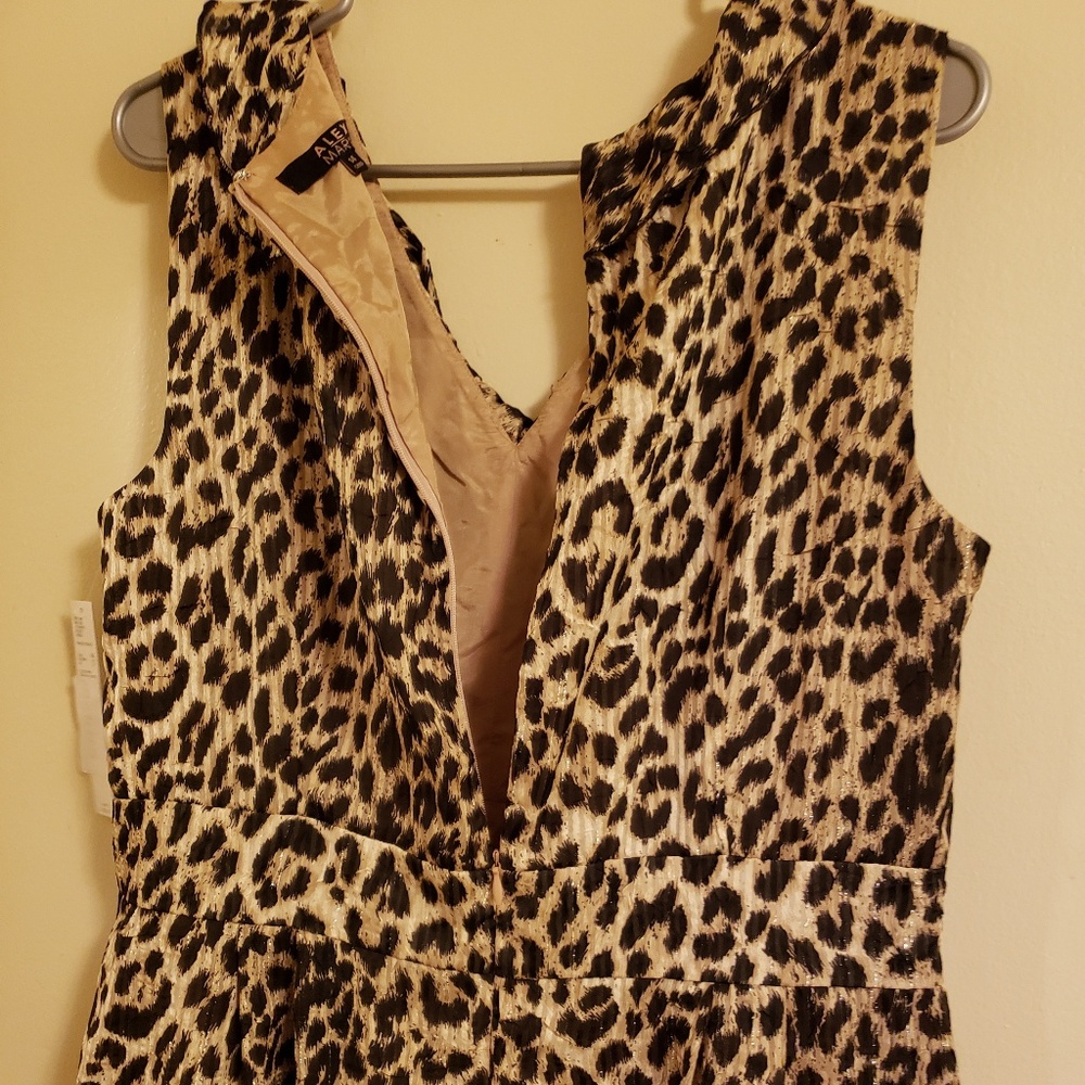 Alex Marie Leopard Print Dress - Picture 3 of 4